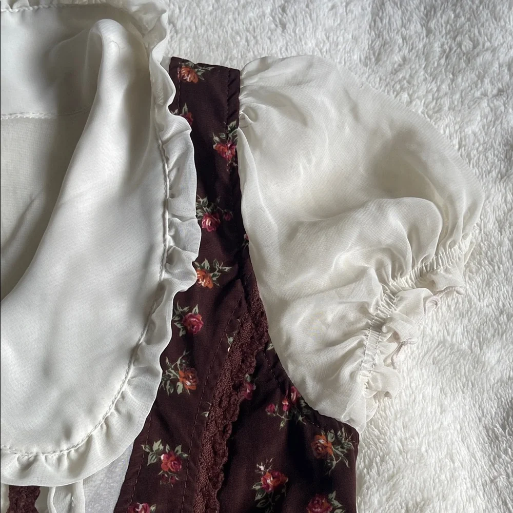 LIZ LISA Brown Floral Mini Dress - Picture 5 of 9